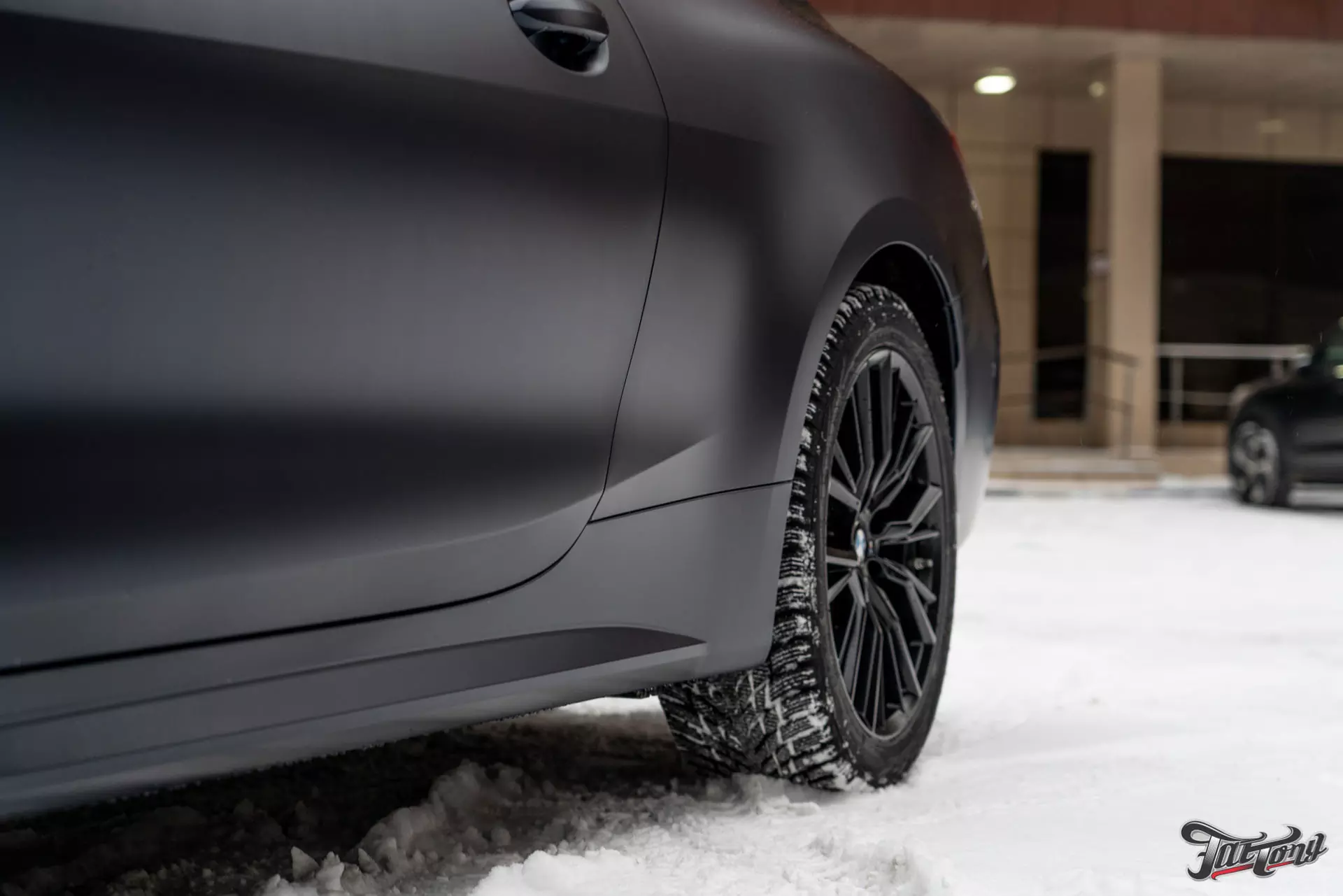 BMW 440i. Оклейка в матовый полиуретан